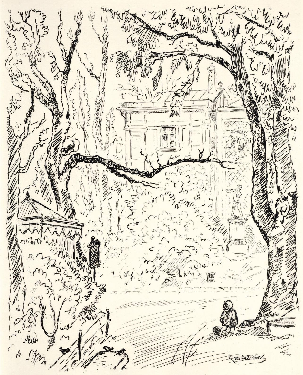 Gabriel Belot, Les Muses, A La gloire Paris, Etching
