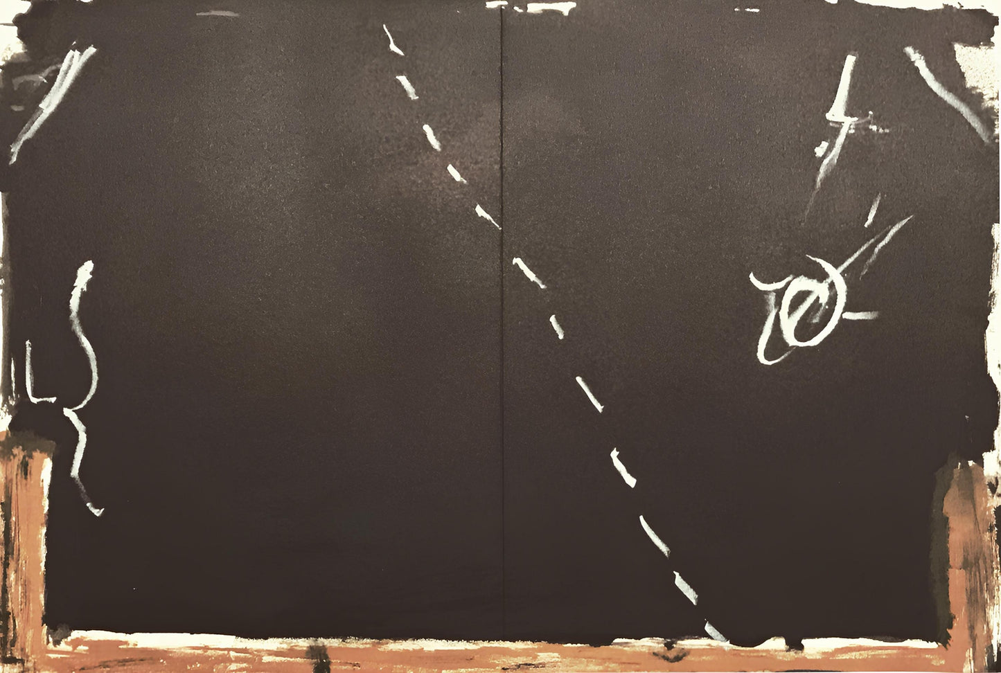 Antoni Tpies, Composition, Derrire Le Miroir, Lithograph