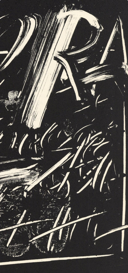 Antoni Tpies, Composition, Derrire Le Miroir, Lithograph