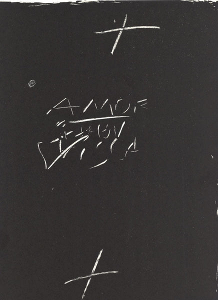 Lithograph - Antoni Tpies - Composition - Derrire le miroir