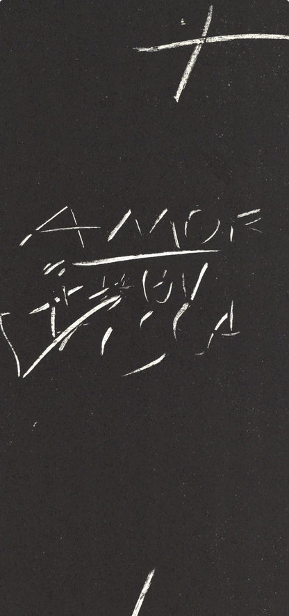 Lithograph - Antoni Tpies - Composition - Derrire le miroir