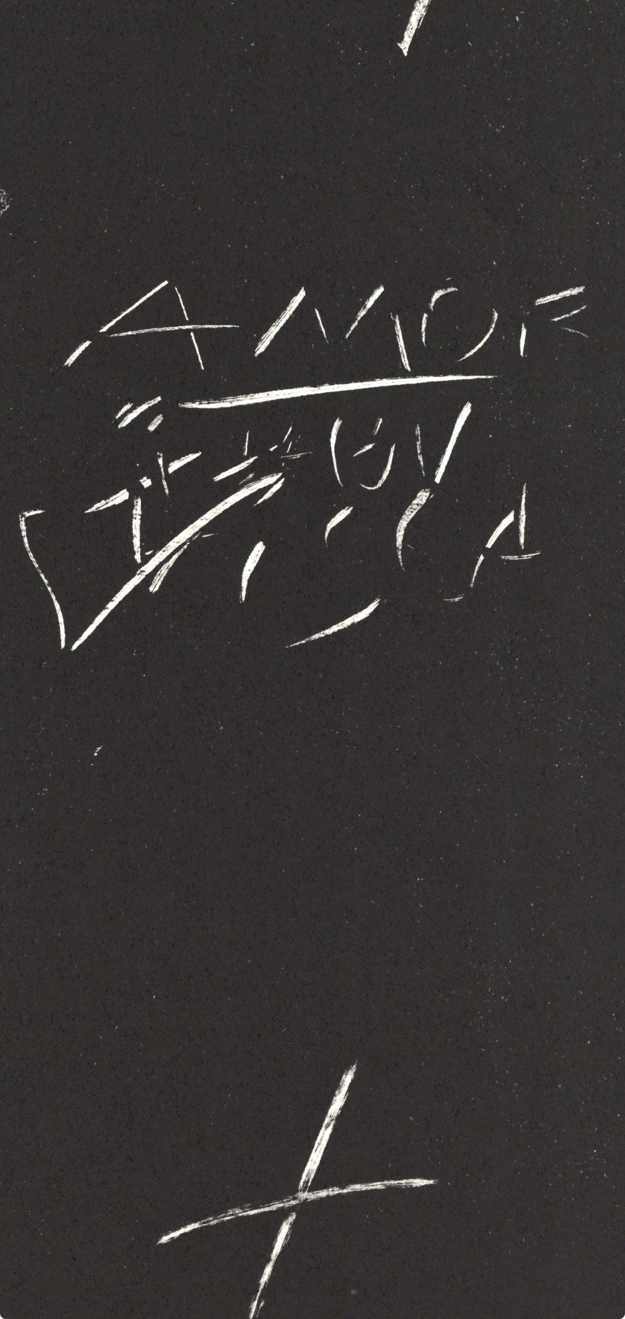 Lithograph - Antoni Tpies - Composition - Derrire le miroir