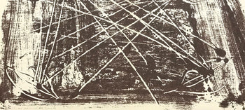 Antoni Tpies, Composition, Derrire Le Miroir, Lithograph