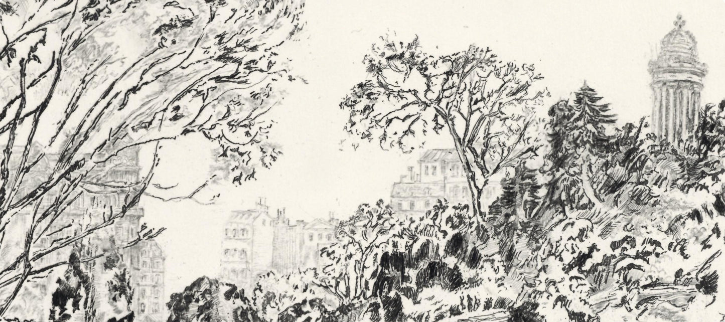 Laure Stella Bruni, Mnilmontant, A La Gloire Paris, Etching