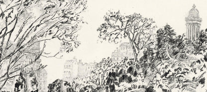 Laure Stella Bruni, Mnilmontant, A La Gloire Paris, Etching