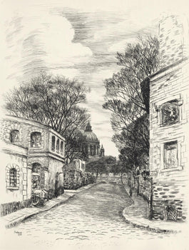 Jean Frlaut, De La Sante Aux Gobelins, A La Gloire Paris, Etching