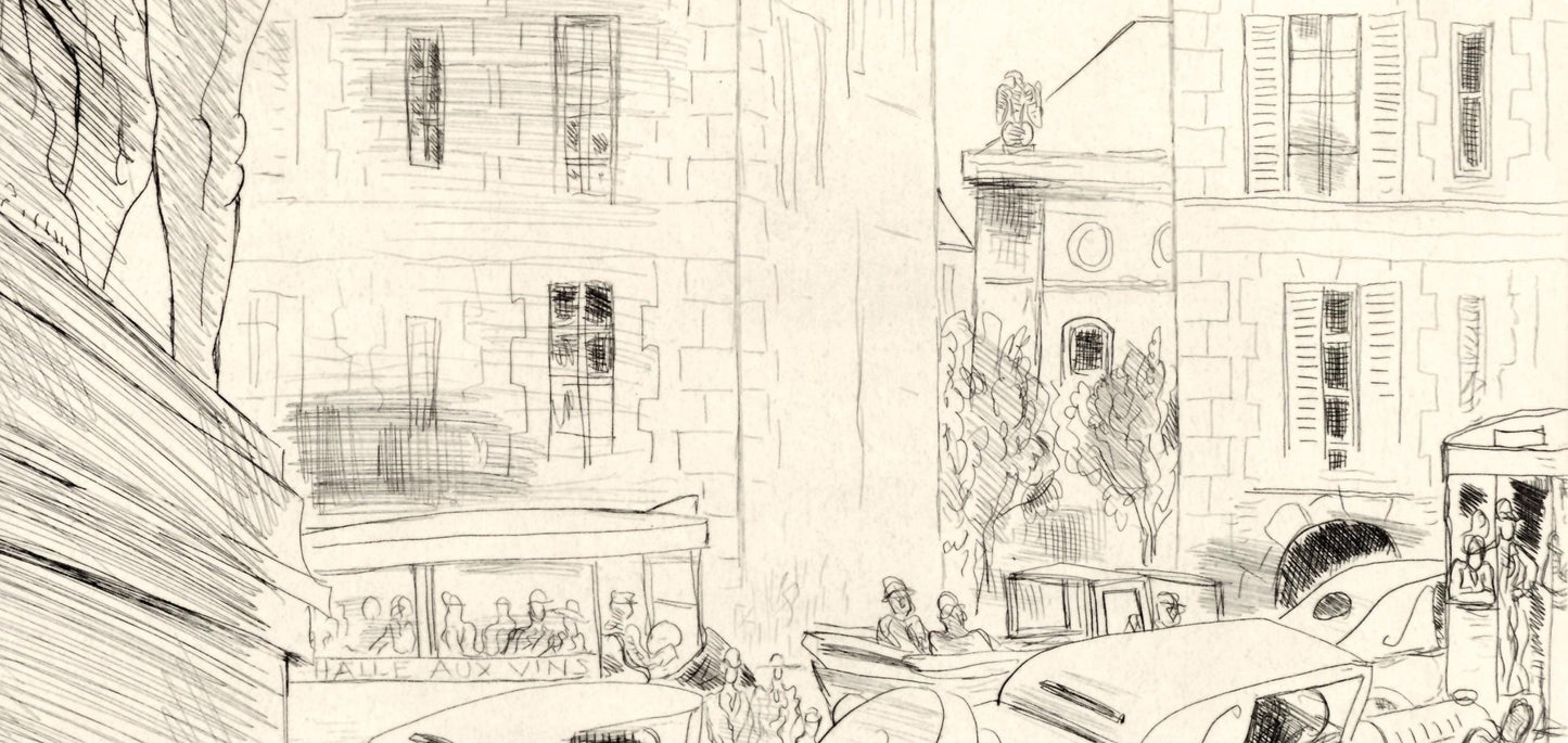 Jean Gabriel Daragns, Prsence De Paris, A La Gloire Paris, Etching