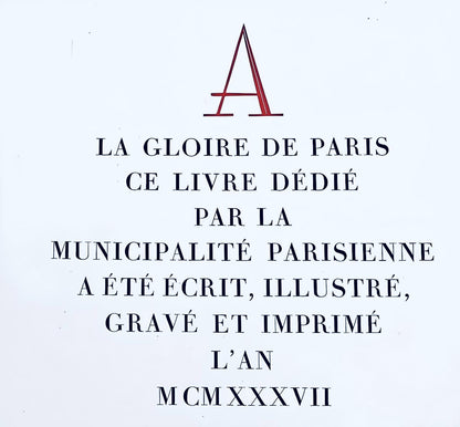 Maurice Asselin, Belleville A Vol D'Me, A La Gloire Paris, Etching