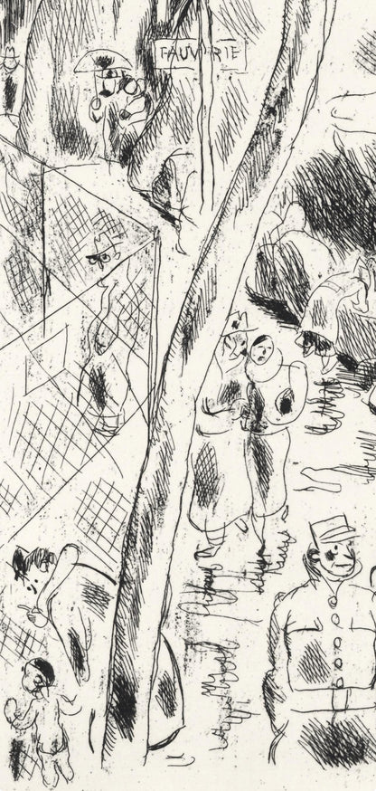 Gus Bofa, La Mnagerie Du Jardin Des Plantes, A La Gloire Paris, Etching