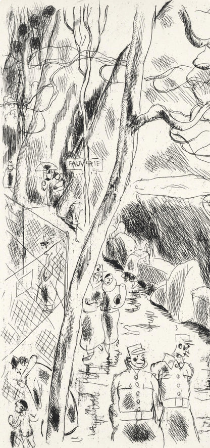 Gus Bofa, La Mnagerie Du Jardin Des Plantes, A La Gloire Paris, Etching