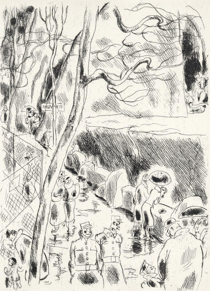 Gus Bofa, La Mnagerie Du Jardin Des Plantes, A La Gloire Paris, Etching