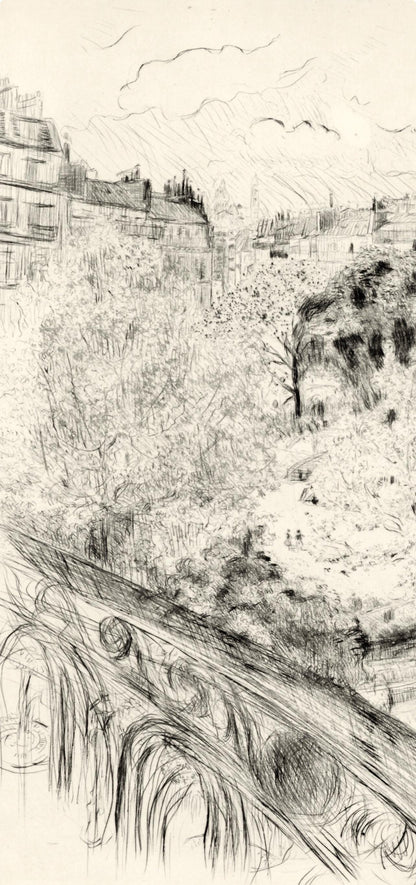 Douard Vuillard, Le Square Vintimille, A La Gloire Paris, Etching