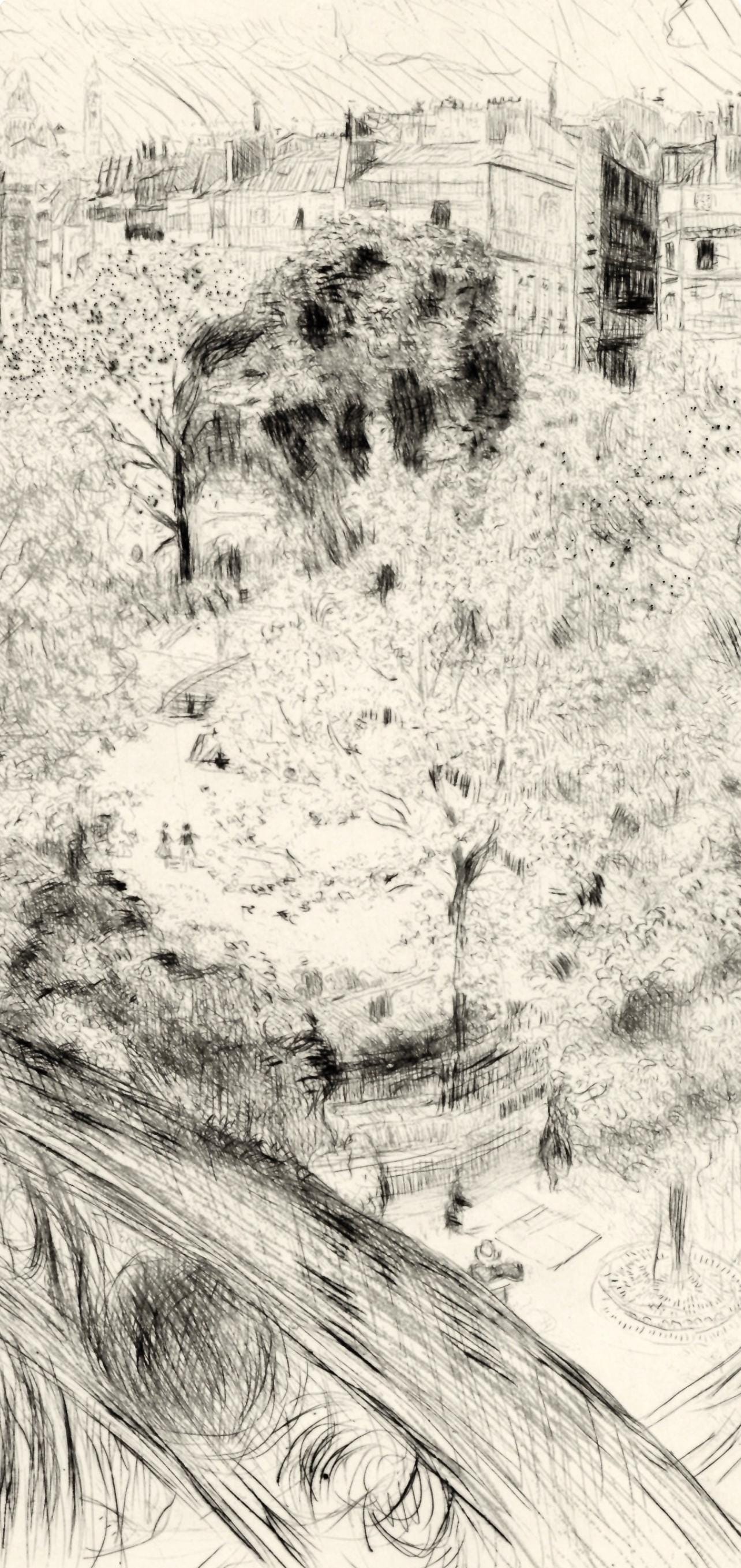 Douard Vuillard, Le Square Vintimille, A La Gloire Paris, Etching