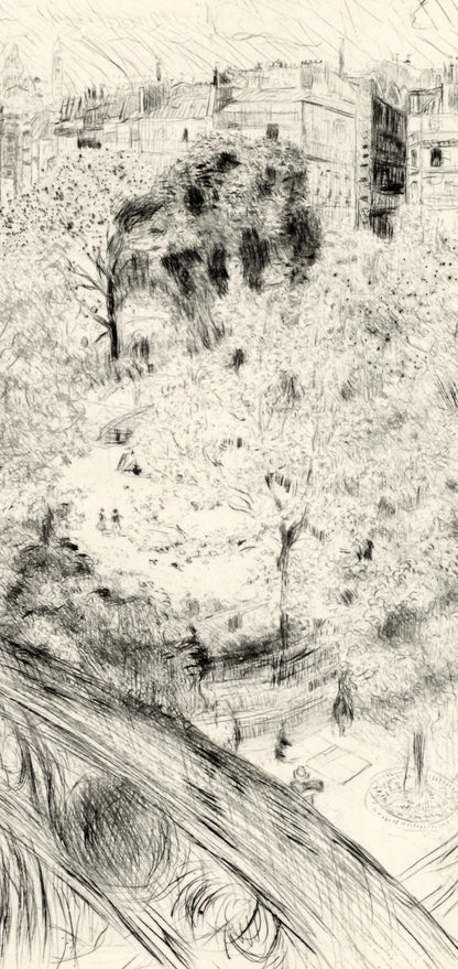 Douard Vuillard, Le Square Vintimille, A La Gloire Paris, Etching