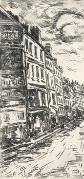 Maurice De Vlaminck, Rue De La Glacire, A La Gloire Paris, Etching