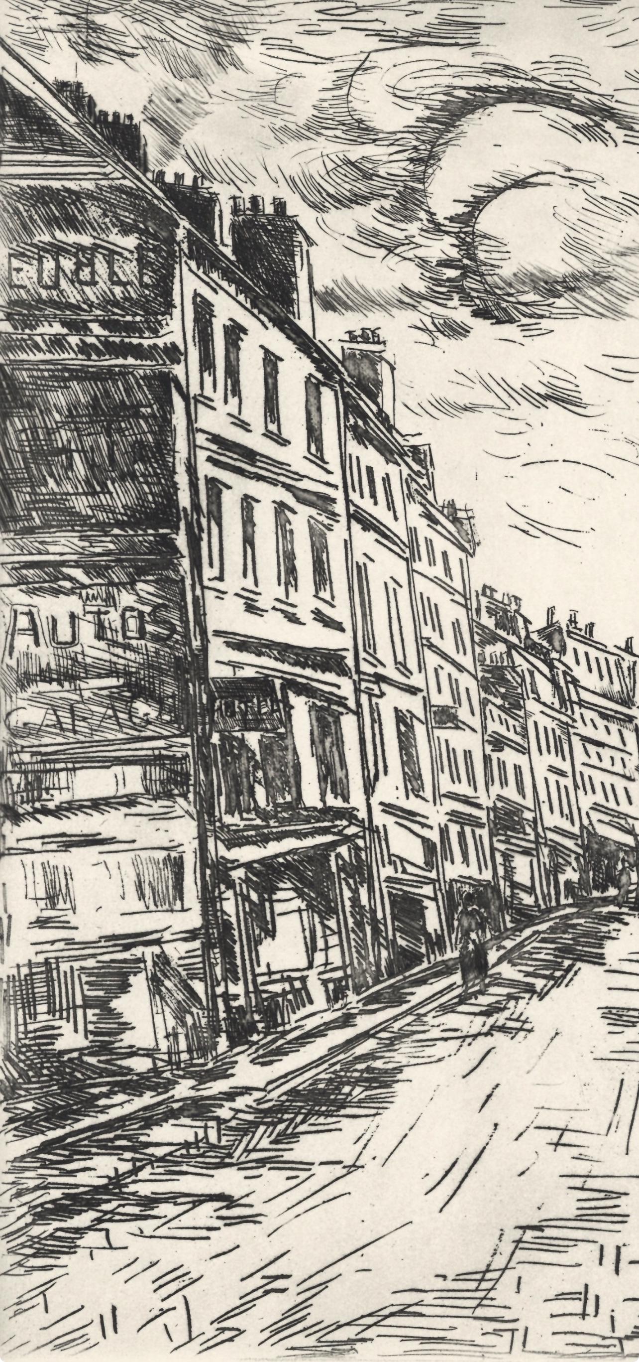Maurice De Vlaminck, Rue De La Glacire, A La Gloire Paris, Etching