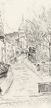 Charles Camoin, Montmartre, A La Gloire Paris, Etching