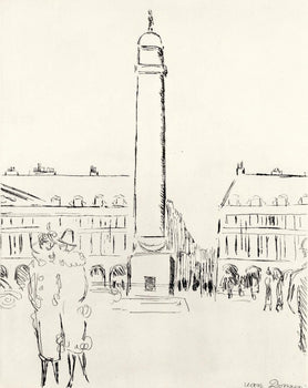 Kees Van Dongen, Place Vendme, A La Gloire Paris, Etching