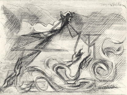 Jacques Villon, Composition, Alternance, Etching