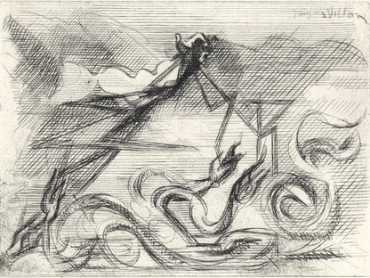 Jacques Villon, Composition, Alternance, Etching