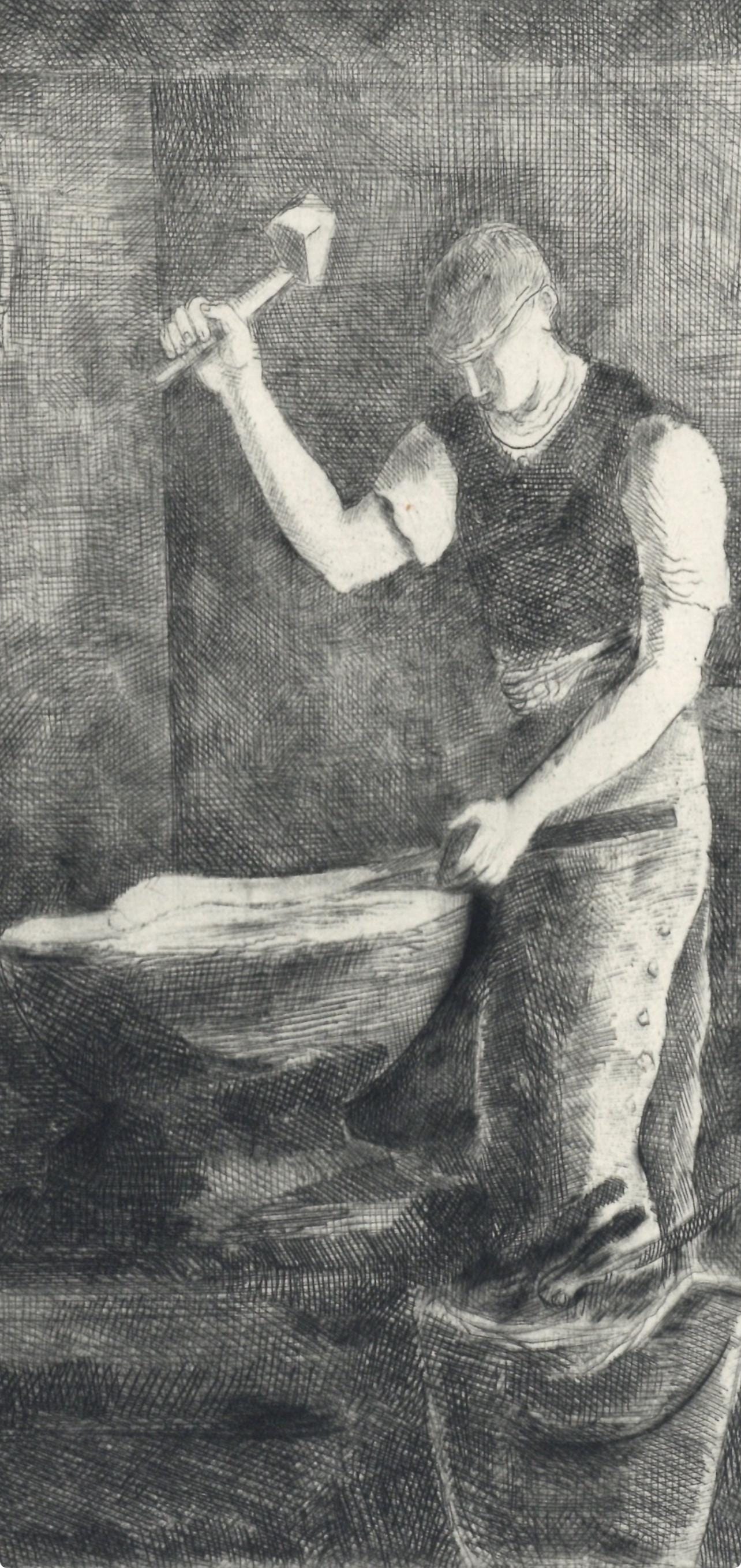 Hermine David, Composition, Alternance, Etching