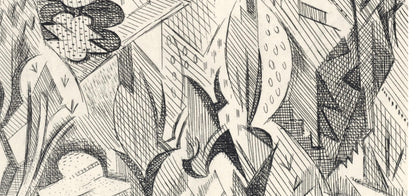 Andr Lhote, Composition, Alternance, Etching