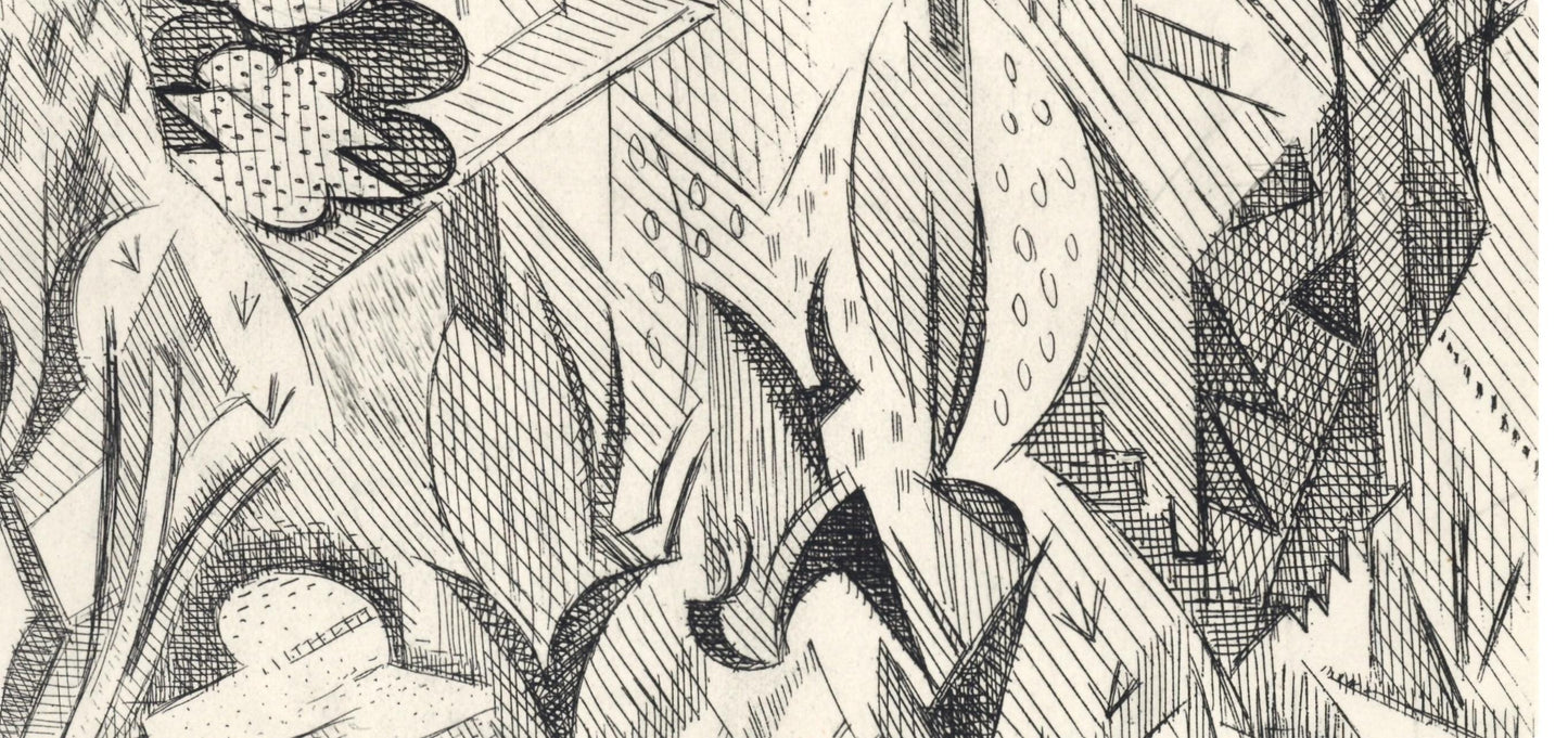 Andr Lhote, Composition, Alternance, Etching