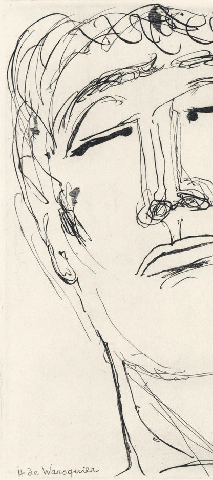Henri De Waroquier, Composition, Alternance, Etching
