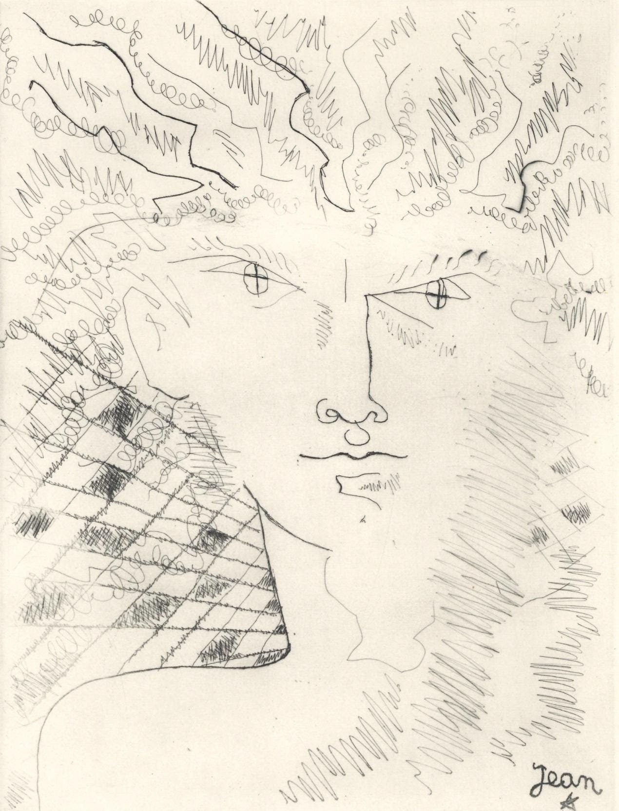 Jean Cocteau, Composition, Alternance, Etching