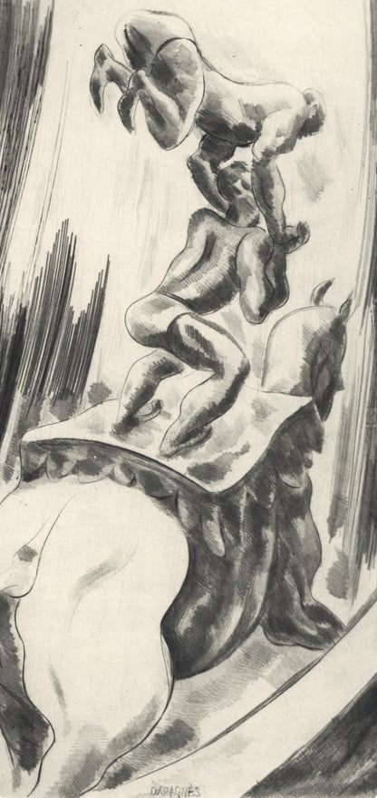 Jean-Gabriel Daragns, Composition, Alternance, Etching