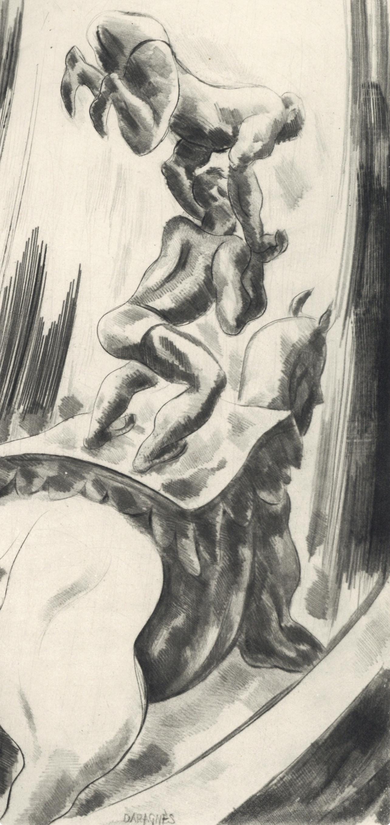 Jean-Gabriel Daragns, Composition, Alternance, Etching