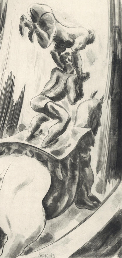 Jean-Gabriel Daragns, Composition, Alternance, Etching