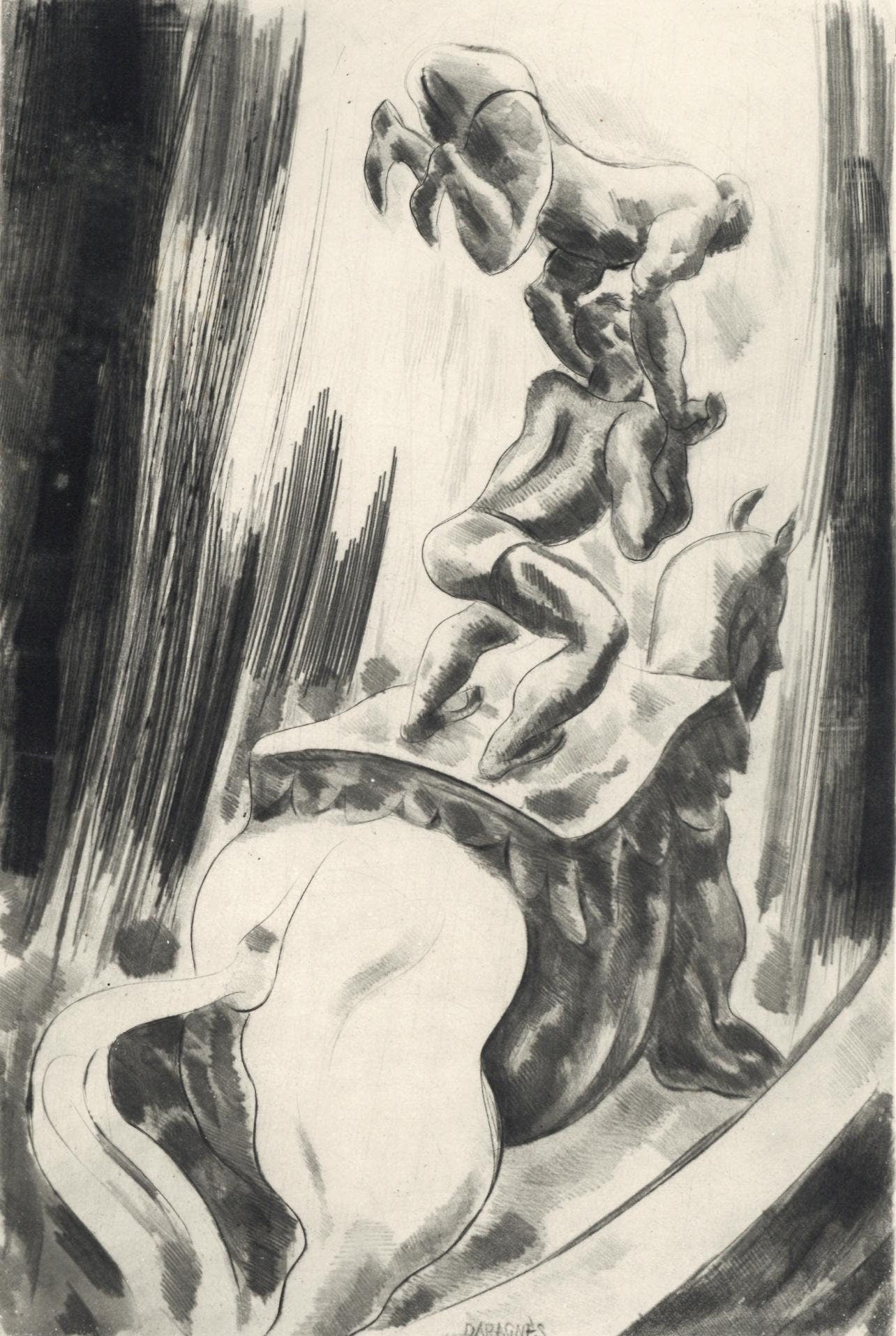 Jean-Gabriel Daragns, Composition, Alternance, Etching