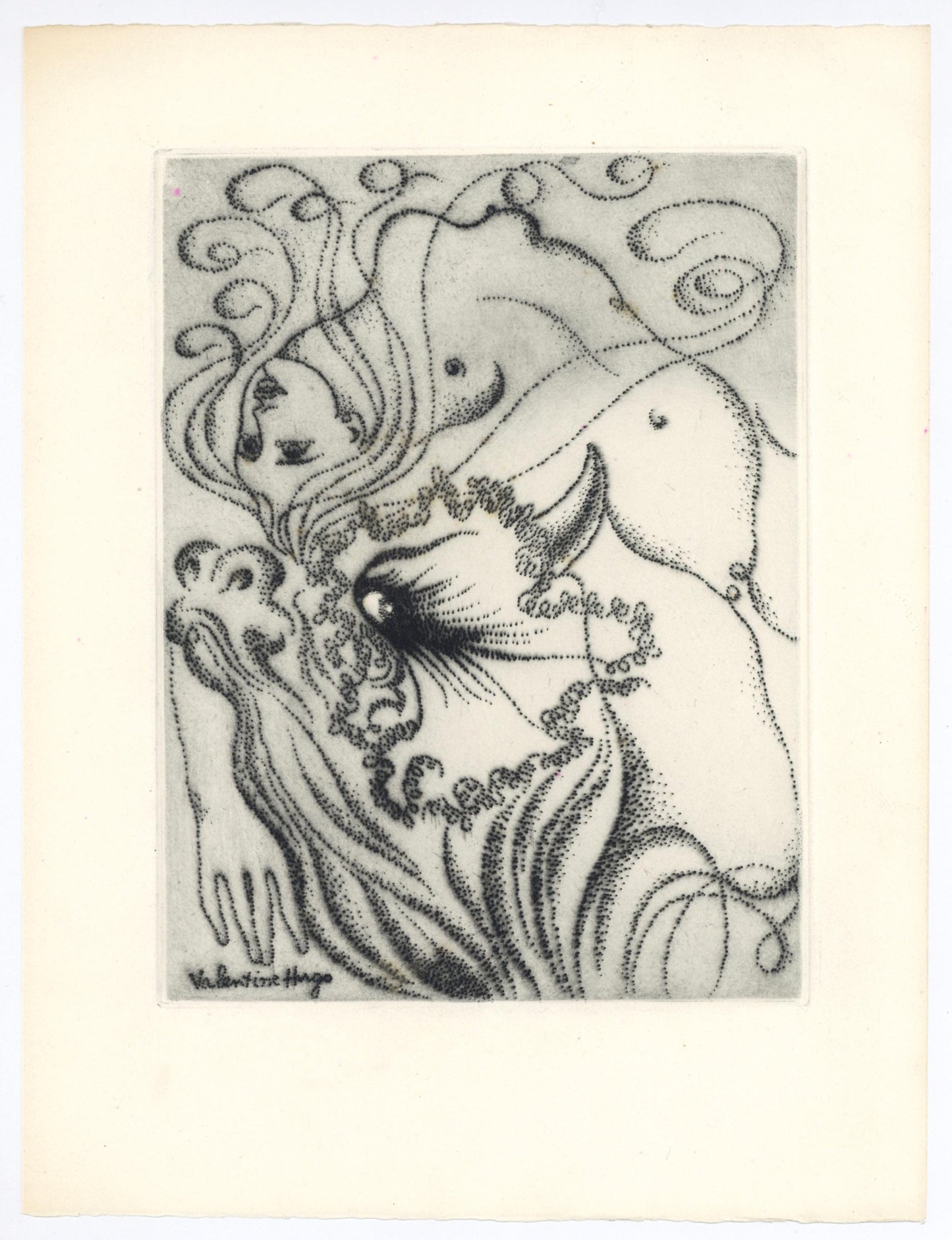 Valentin Hugo, Composition, Alternance, Etching