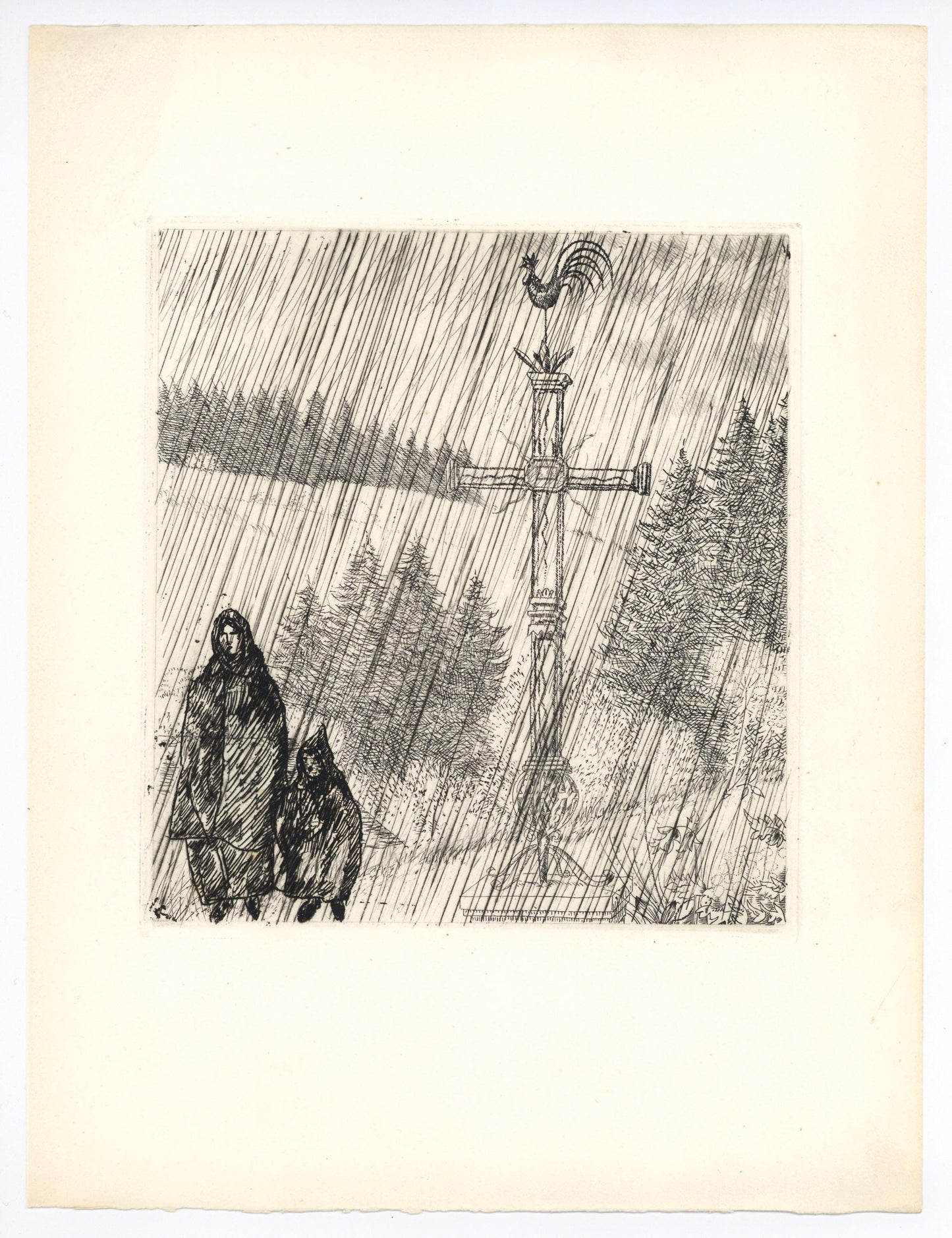 Jean Mile Laboureur, Composition, Alternance, Etching