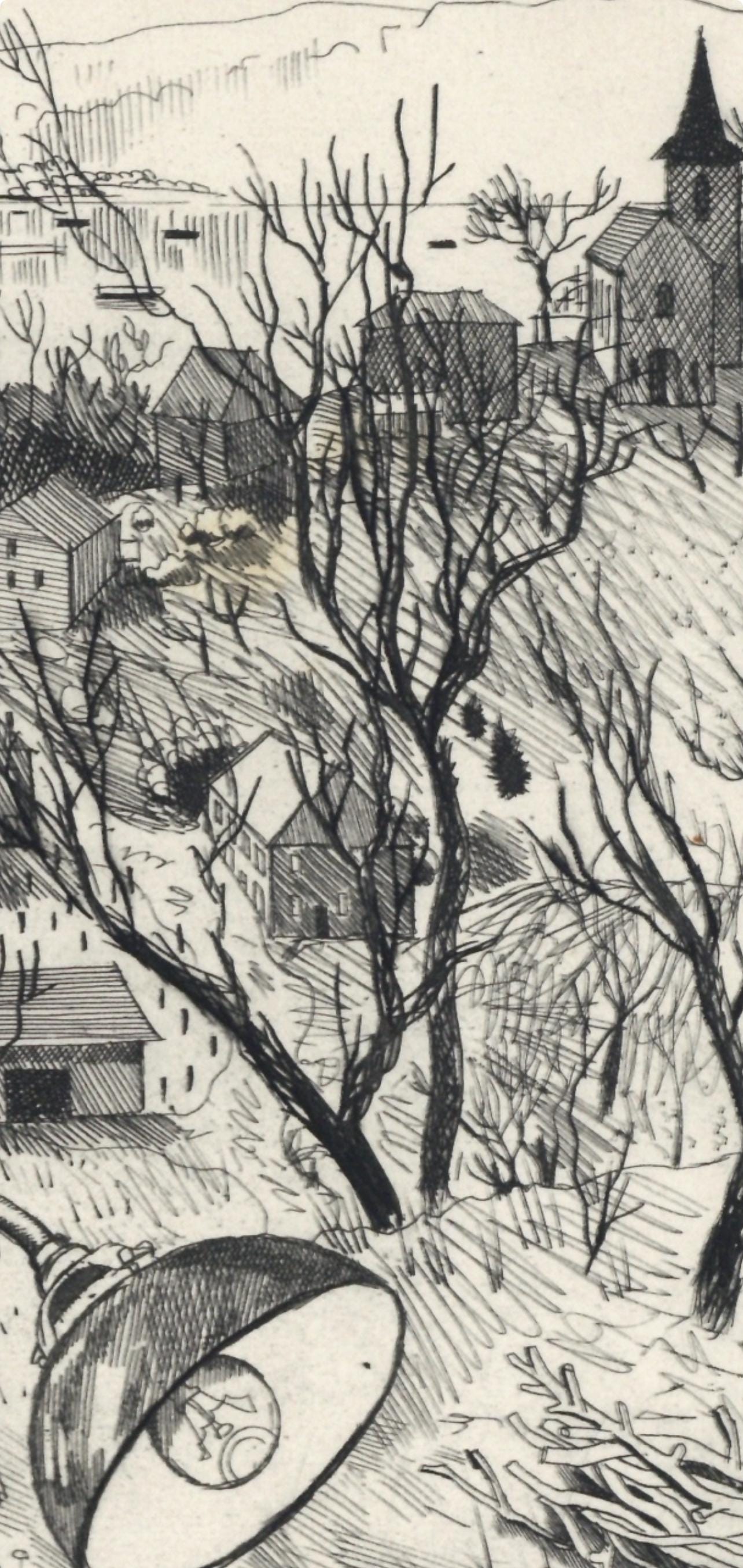 Jacques Maret, Composition, Alternance, Etching