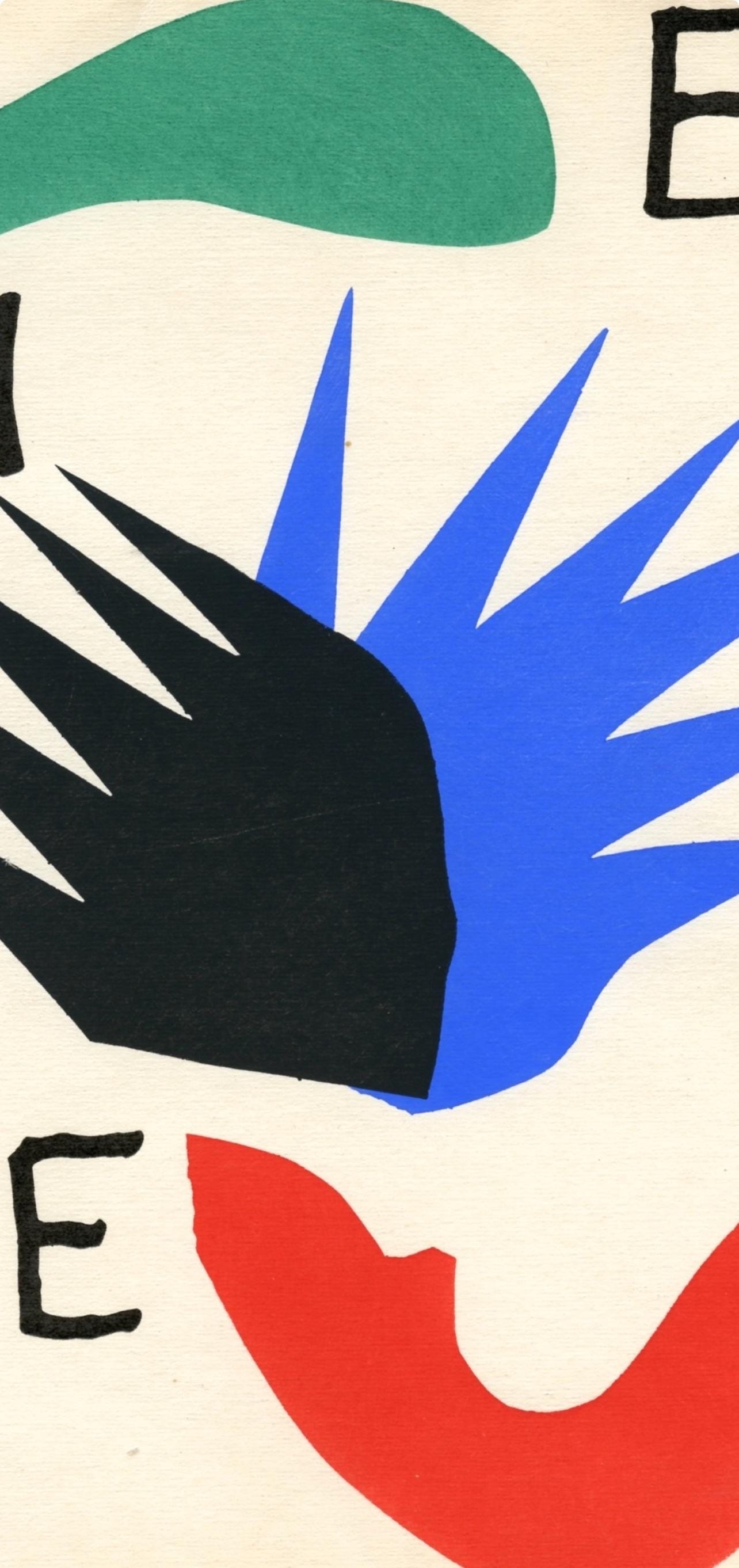 Henri Matisse, Composition (Duthuit No. 17), Pierre Feu, Les Miroirs Profonds, Lithograph