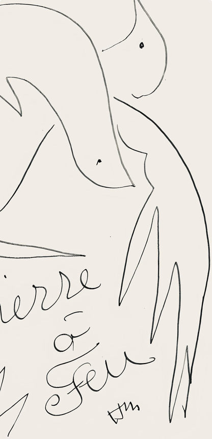 Henri Matisse, Composition (Duthuit No. 17), Pierre Feu, Les Miroirs Profonds, Lithograph