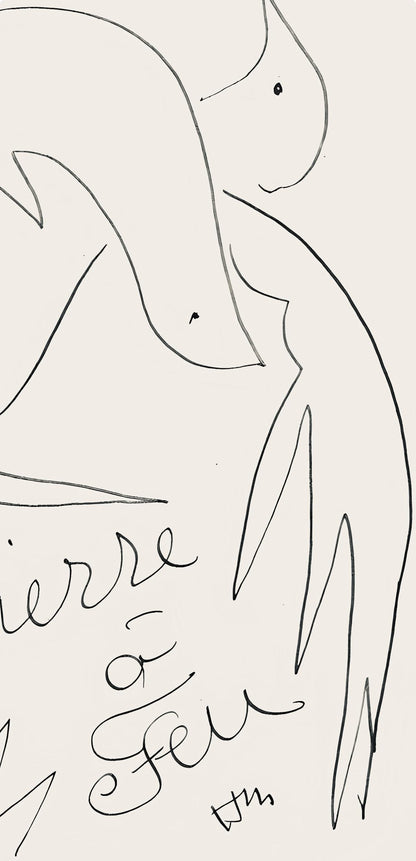 Henri Matisse, Composition (Duthuit No. 17), Pierre Feu, Les Miroirs Profonds, Lithograph