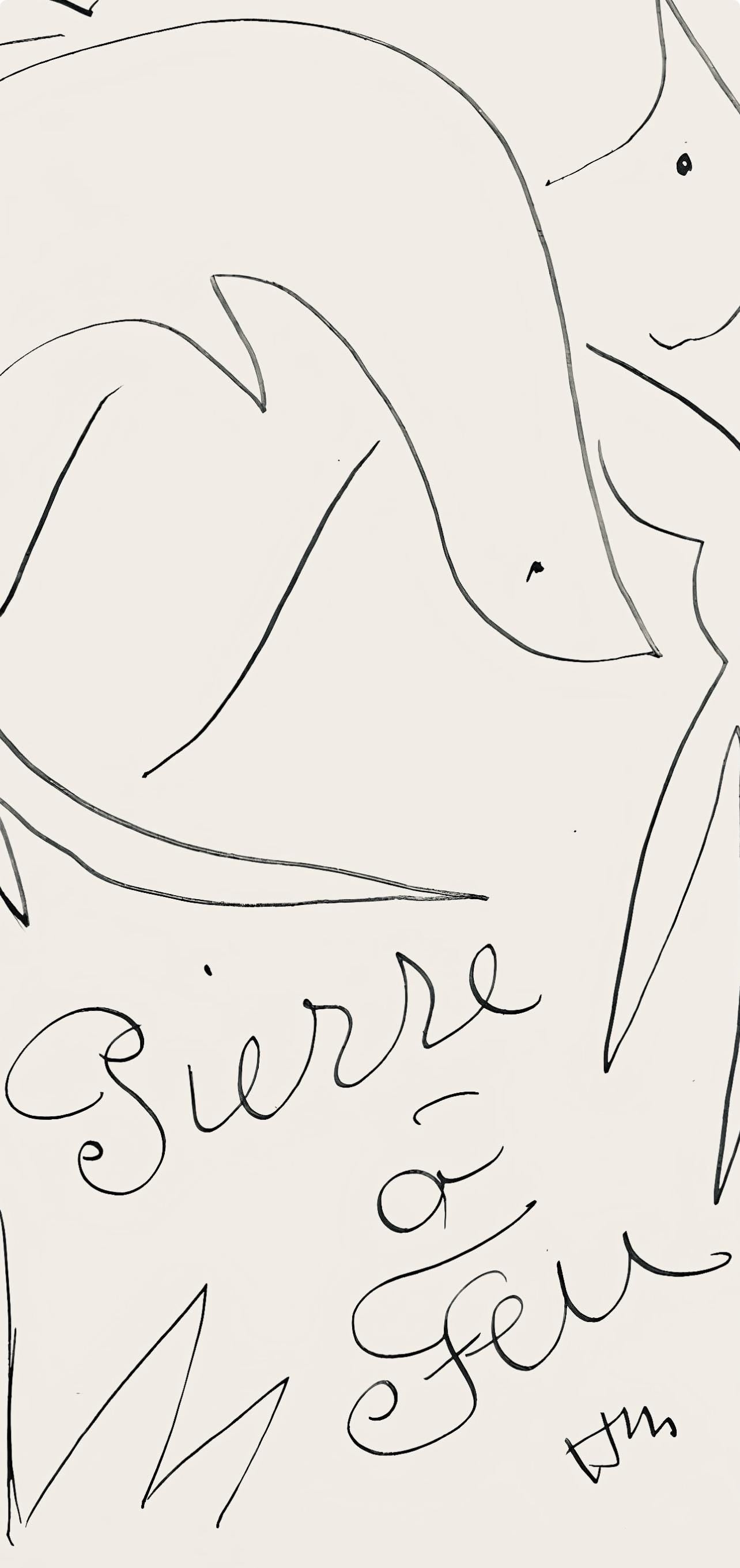 Henri Matisse, Composition (Duthuit No. 17), Pierre Feu, Les Miroirs Profonds, Lithograph