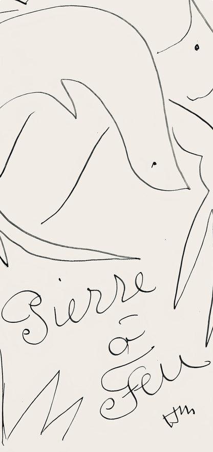 Henri Matisse, Composition (Duthuit No. 17), Pierre Feu, Les Miroirs Profonds, Lithograph