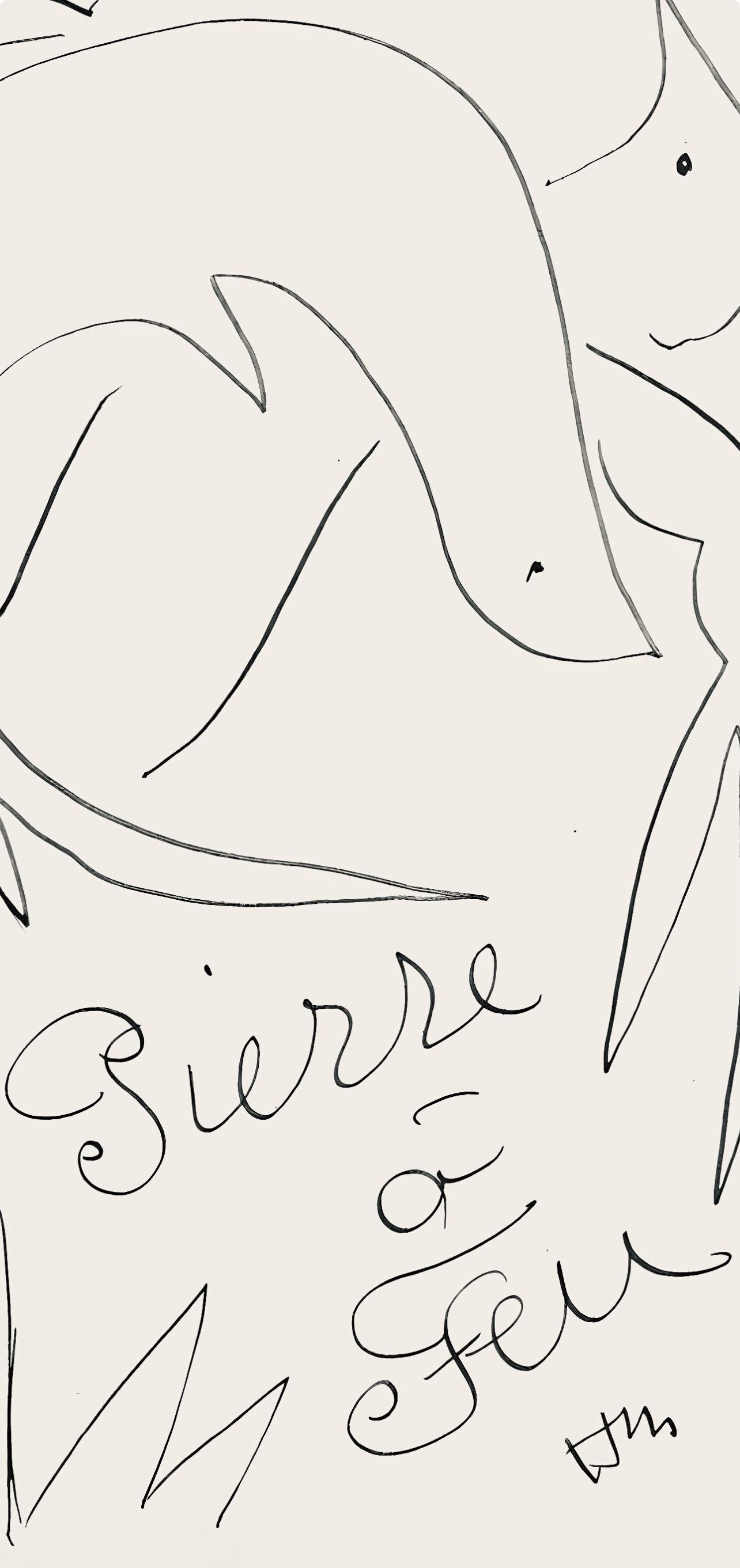 Henri Matisse, Composition (Duthuit No. 17), Pierre Feu, Les Miroirs Profonds, Lithograph