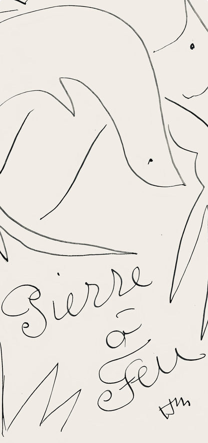 Henri Matisse, Composition (Duthuit No. 17), Pierre Feu, Les Miroirs Profonds, Lithograph