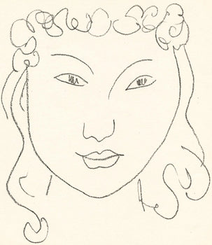 Henri Matisse, Composition (Duthuit No. 17), Pierre Feu, Les Miroirs Profonds, Lithograph