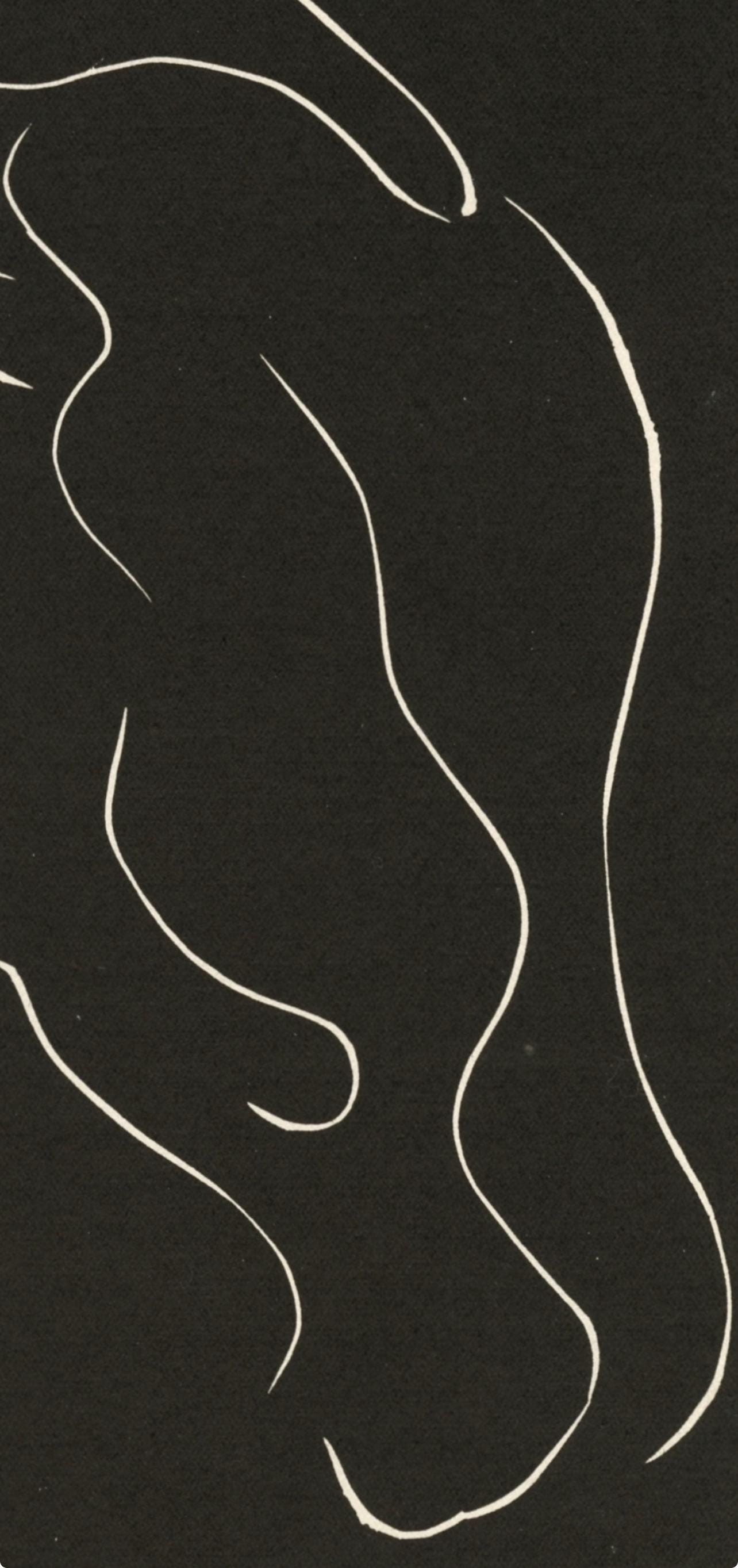 Henri Matisse, Composition (Duthuit No. 17), Pierre Feu, Les Miroirs Profonds, Woodcut