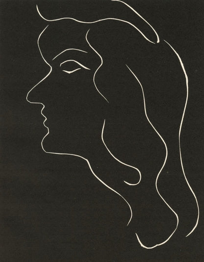 Henri Matisse, Composition (Duthuit No. 17), Pierre Feu, Les Miroirs Profonds, Woodcut