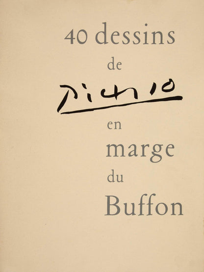 Pablo Picasso, Profil De Vieille Femme, Trait Et Lavis (Cramer No. 84), 40 Dessins De Picasso En