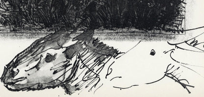 Pablo Picasso, Anes, Sur Une Planche Grave (Cramer No. 84), 40 Dessins De Picasso En Marge Du