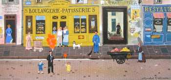 Michel Delacroix, Au Moulin De Paris, Lithograph