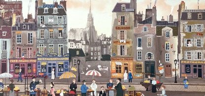 Lithograph - Michel Delacroix - Marchand des quatre-saisons